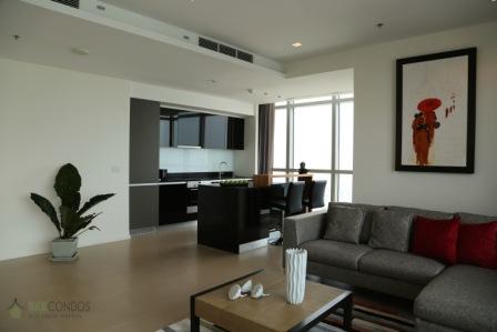 2 bedroom condo with amazing Bangkok views at The River